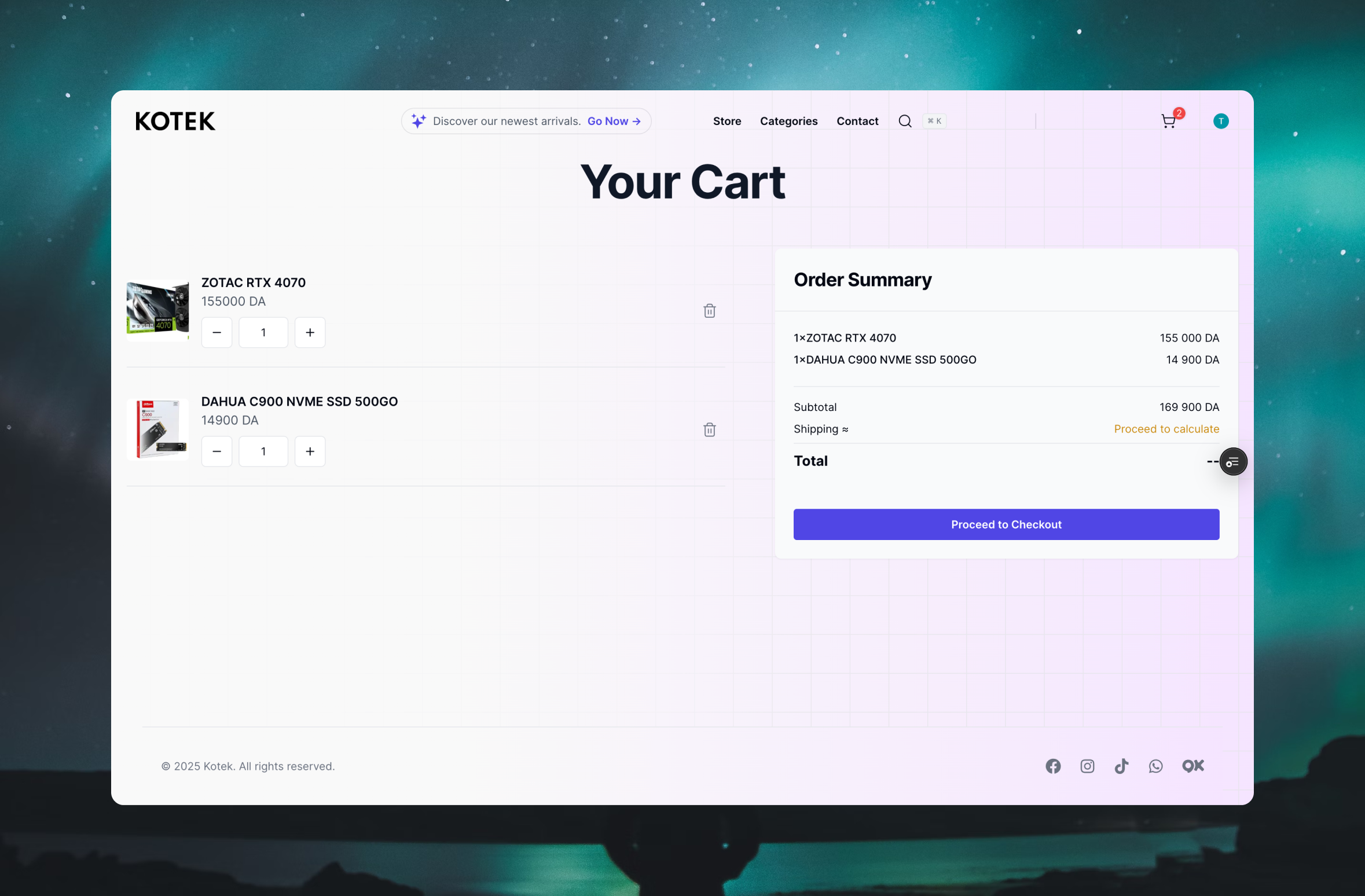 Cart system